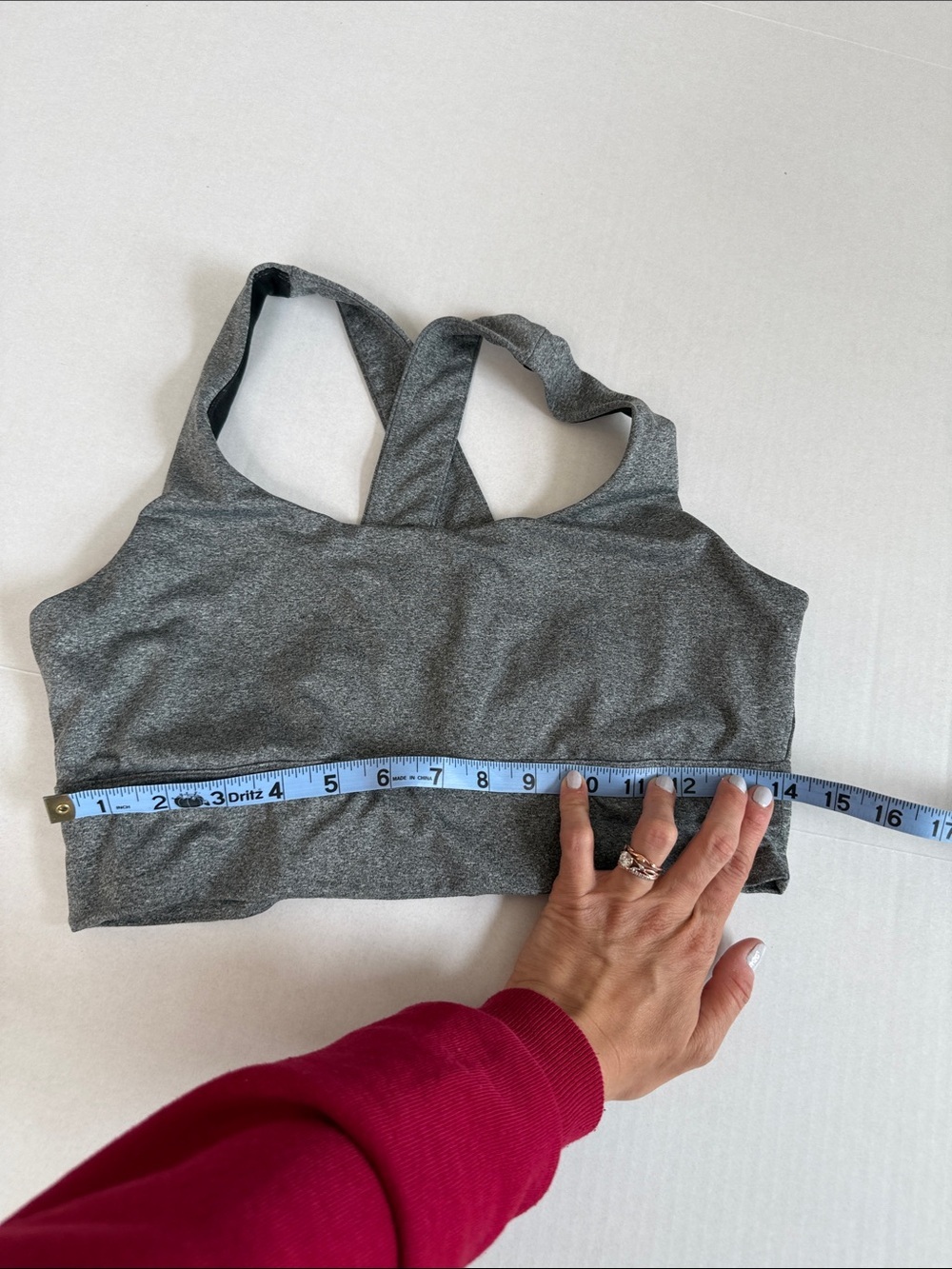GAP Sports Bra Gray size Medium - Picture 4 of 7